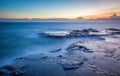 Apan seacape coastline and Mt. Fuji Royalty Free Stock Photo