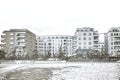 Apartaments modern snow , winter