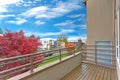 Apartment balcony with amazing views