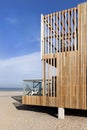 Apartment on the beach of Hoek van Holland Royalty Free Stock Photo