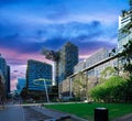 Apartment block in Sydney NSW Australia with hanging gardens and plants on exterior of the building Royalty Free Stock Photo