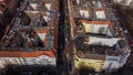 Apartment blocks in Berlin - view from above - CITY OF BERLIN, GERMANY - MARCH 11, 2021