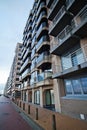 Apartment blocks in Blankenberge, Belgium