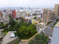 Apartment blocks in city Royalty Free Stock Photo