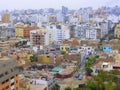 Apartment blocks in city Royalty Free Stock Photo