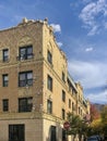 An Apartment Building Decorated For Halloween