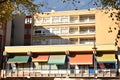 Apartment building facade in Charlottenburg Berlin germany Royalty Free Stock Photo