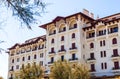 Former Grand Hotel Eskualduna in Hendaye, France. Royalty Free Stock Photo