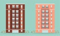 Apartment Building Illustration Home