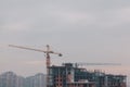 Apartment building under construction Royalty Free Stock Photo