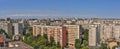 Apartment buildings in Bucharest