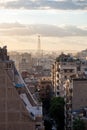 Apartment Buildings Cairo during Sunset Royalty Free Stock Photo