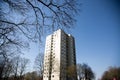 Apartment buildings in a housing estate, Munich Royalty Free Stock Photo