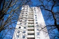 Apartment buildings in a housing estate, Munich Royalty Free Stock Photo