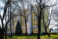 Apartment buildings in a housing estate, Munich Royalty Free Stock Photo