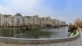 Apartment buildings near Unirii Square in Bucharest - Romania Royalty Free Stock Photo