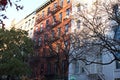 Apartment Buildings on the West Side of Manhattan Royalty Free Stock Photo
