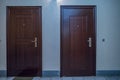 Apartment doors entrance Royalty Free Stock Photo