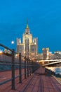 Apartment house on Kotelnicheskaya Embankment in Moscow