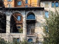 apartment houses on viale delle Mura in Bergamo