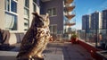 Apartment life with an enigmatic owl