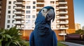 Apartment life with a sociable hyacinth macaw