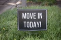 Apartment Move-In Sign Royalty Free Stock Photo