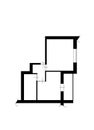Apartment plans. House room layout. Home floorplan. Royalty Free Stock Photo