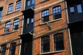 Apartment Windows Royalty Free Stock Photo