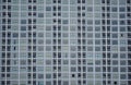 Apartment windows pattern in the city Royalty Free Stock Photo