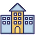 Apartments, block of flats Isolated Vector Icon which can be easily edit or modified.