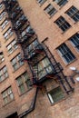 Apartments and fire escape