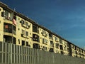 Apartments kuala lumpur morning golden Royalty Free Stock Photo