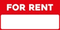 Apartments for rent sticker