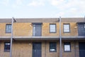 Apartments in a row in a flat, Netherlands Royalty Free Stock Photo