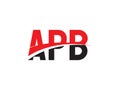 APB Letter Initial Logo Design Vector Illustration