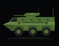 Apc vehicle, armoured personnel carrier