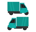 Ape car icon illustrated in vector on white background