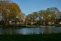 Apeldoorn, Netherland - April 19, 2022 - Oranjepark: Music kiosk