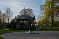 Apeldoorn, Netherland - April 19, 2022 - Oranjepark: Music kiosk