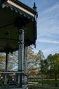 Apeldoorn, Netherland - April 19, 2022 - Oranjepark: Music kiosk