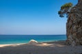 Apella beach,Karpathos island,Greece Royalty Free Stock Photo