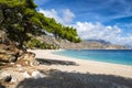 Apella beach on Karpathos island, Greece Royalty Free Stock Photo