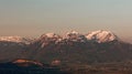 Apenzell Alps sunrise Royalty Free Stock Photo