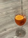 Aperol spritz cocktail time Royalty Free Stock Photo