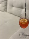 Aperol Spritz cocktail time v2 Royalty Free Stock Photo