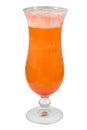 Aperol Spritz cocktail on white background