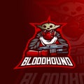 Apex gaming character mascot design of bloodhound