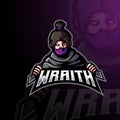 Apex gaming character mascot design of Wraith