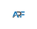 APF Letter Logo Design Creative Vector. Royalty Free Stock Photo